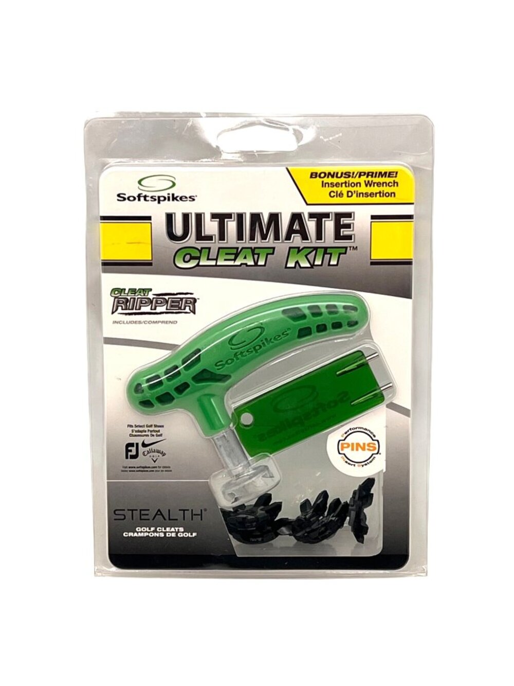 Softspikes Ultimate Cleat Kit With 5 Stealth Golf Cleats, Ripper Tool, & Wrench